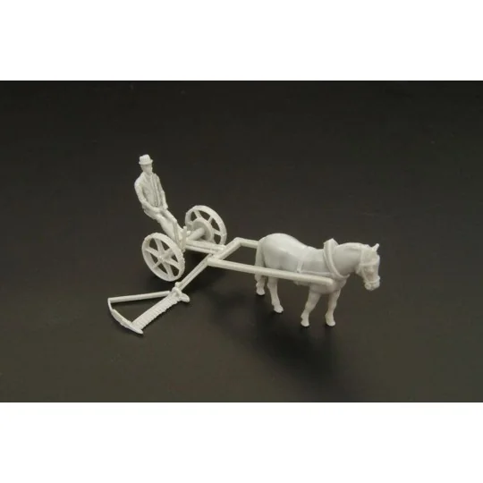 Grass chopper MELICHAR w horse, 1/120 - Hauler HTT120064