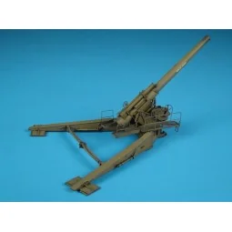 M1 240mm howitzer IN FIRE POSITION, 1/72 - Hauler HLP72006 2