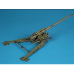 M1 8inch gun IN FIRE POSITION, 1/72 - Hauler HLP72007 2
