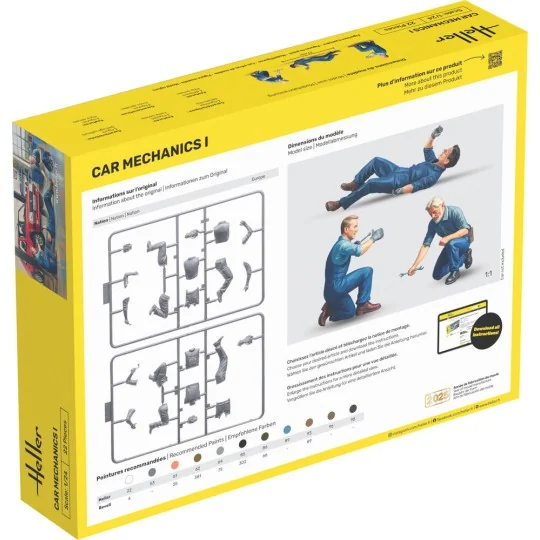 STARTER KIT Car Mechanics I, 1/24 - Heller 58755 STARTER KIT Car Mechanics I, 1/24 - Heller 58755