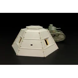 Japanese steel pillbox, 1/72 - Hauler HLP72017 2