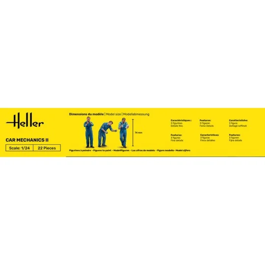 STARTER KIT Car Mechanics II, 1/24 - Heller 58756