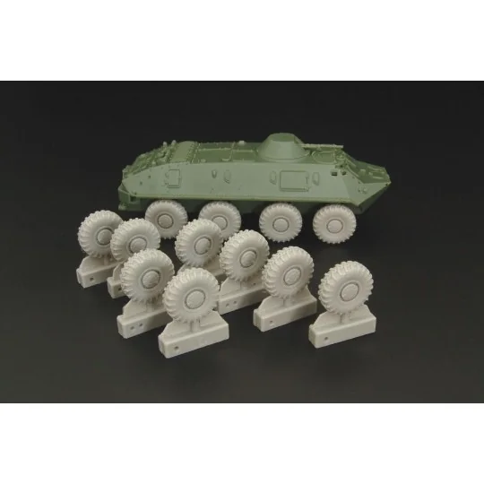 BTR-60 Wheels (ACE, ICM, S-model), 1/72 - Hauler HLH72061