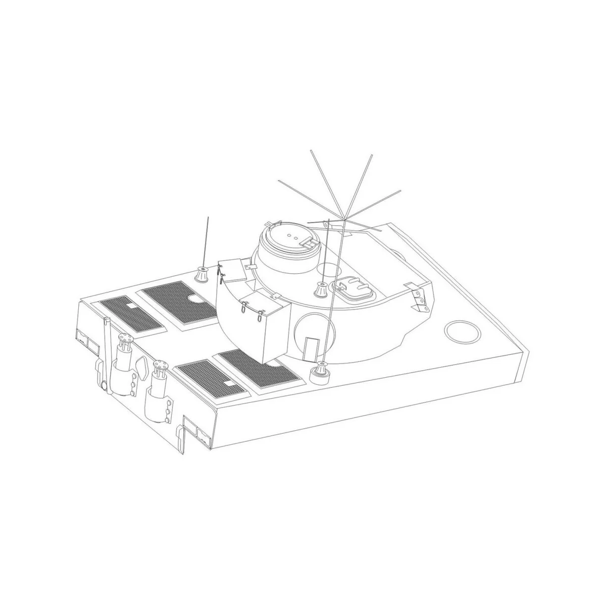 Stern Antena, 1/72 - Hauler HLH72073