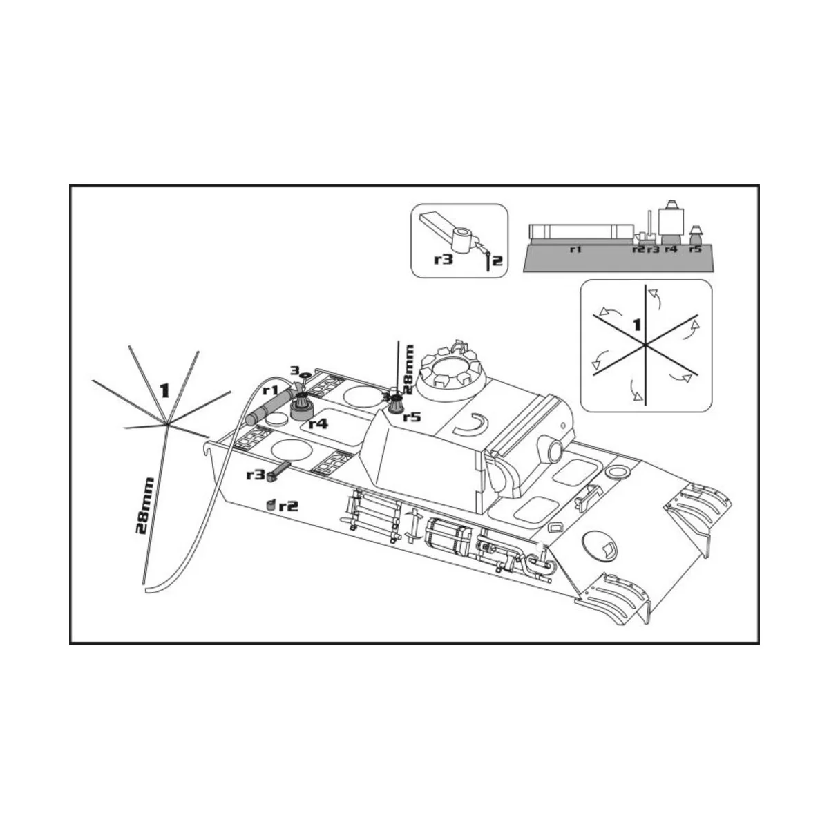 BEFEHLSWAGEN PANTHER set, 1/48 - Hauler HLX48071