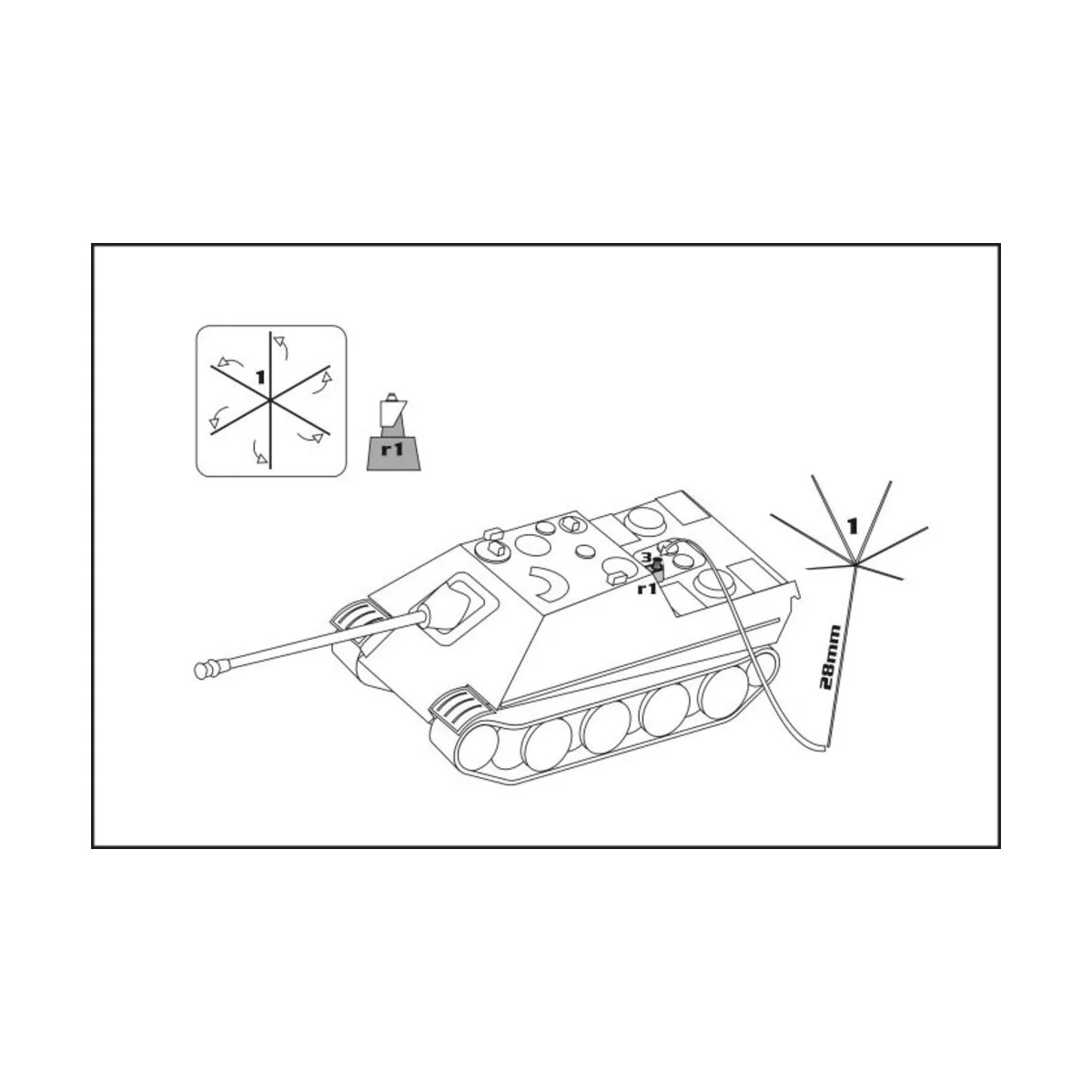 BEFEHLSWAGEN JAGDPANTHER set, 1/48 - Hauler HLX48072