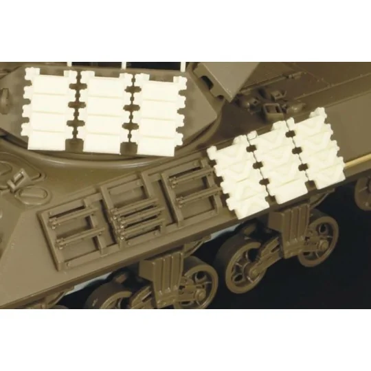 M4-M10 external track armor, 1/48 - Hauler HLX48101