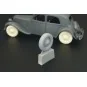 CITROEN 11CV wheels set, 1/48 - Hauler HLX48099