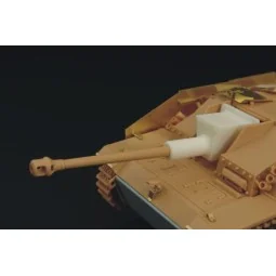 Stug III Ausf G welded gun shield, 1/48 - Hauler HLX48118