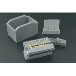 T-34- SU-122 engine set, 1/48 - Hauler HLX48115 2