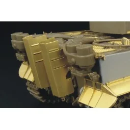 TIGER I EXHAUST COVER initial prod, 1/48 - Hauler HLX48126 2