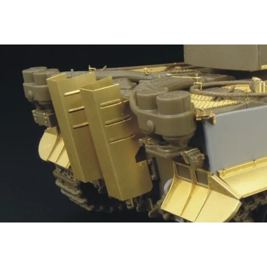 TIGER I EXHAUST COVER initial prod, 1/48 - Hauler HLX48126