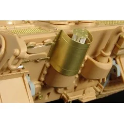 King Tiger Porsche Turret Exhaust shroud, 1/48 - Hauler HLX48171 2