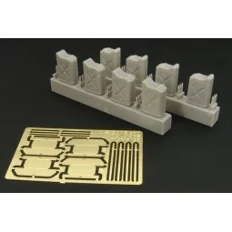 U S cans and holders, 1/48 - Hauler HLX48198 2