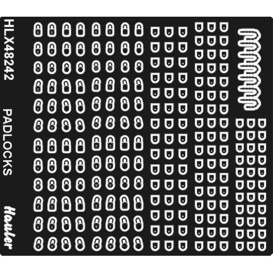 PADLOCKS, 1/48 - Hauler HLX48242