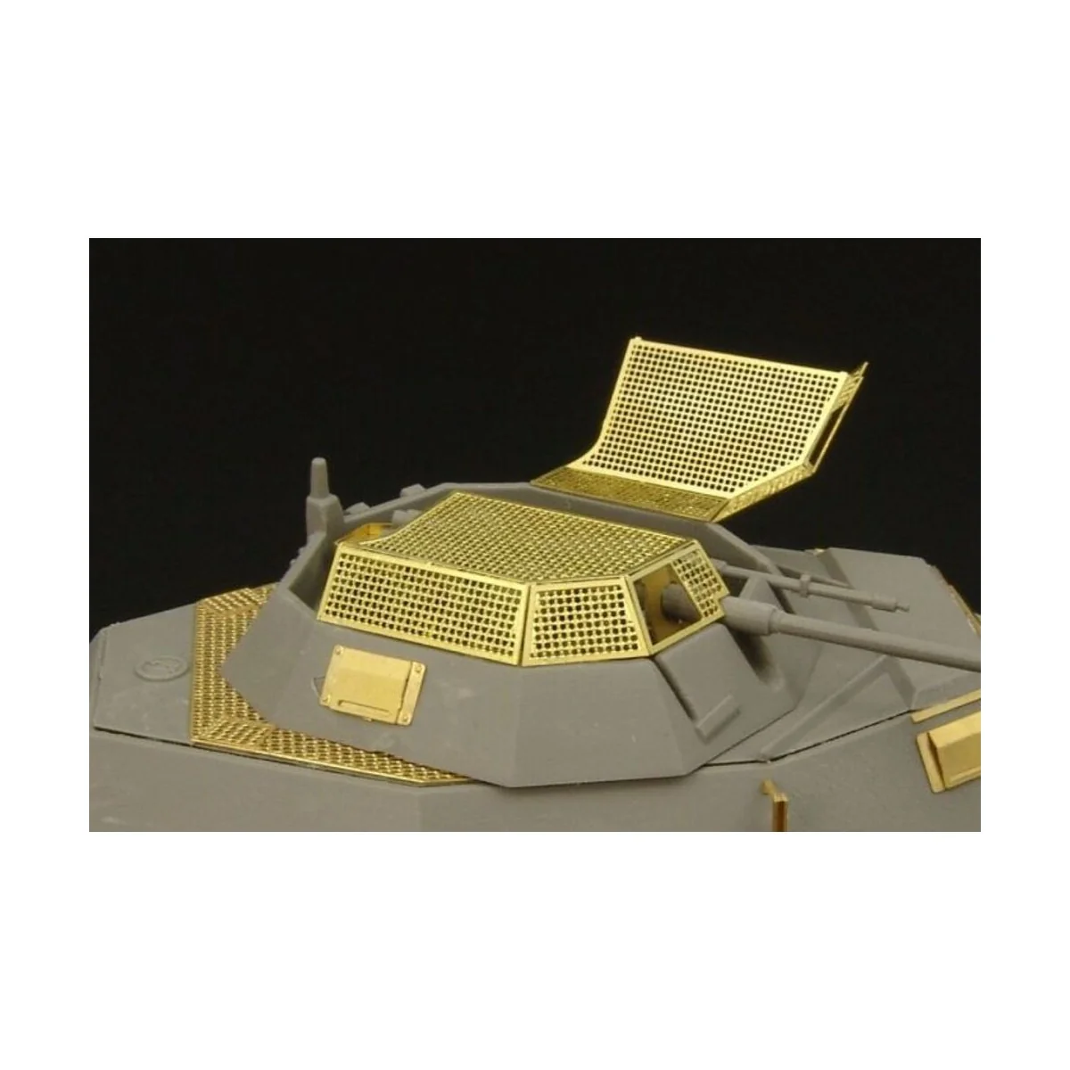 Sd Kfz 222 grills, 1/48 - Hauler HLX48249