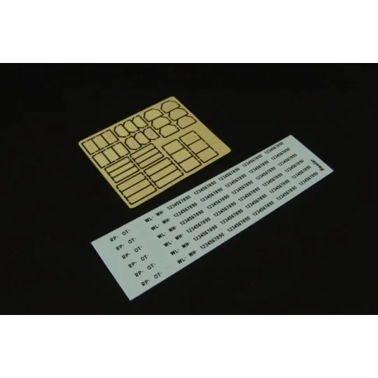 German licence plates w-decals, 1/48 - Hauler HLX48285