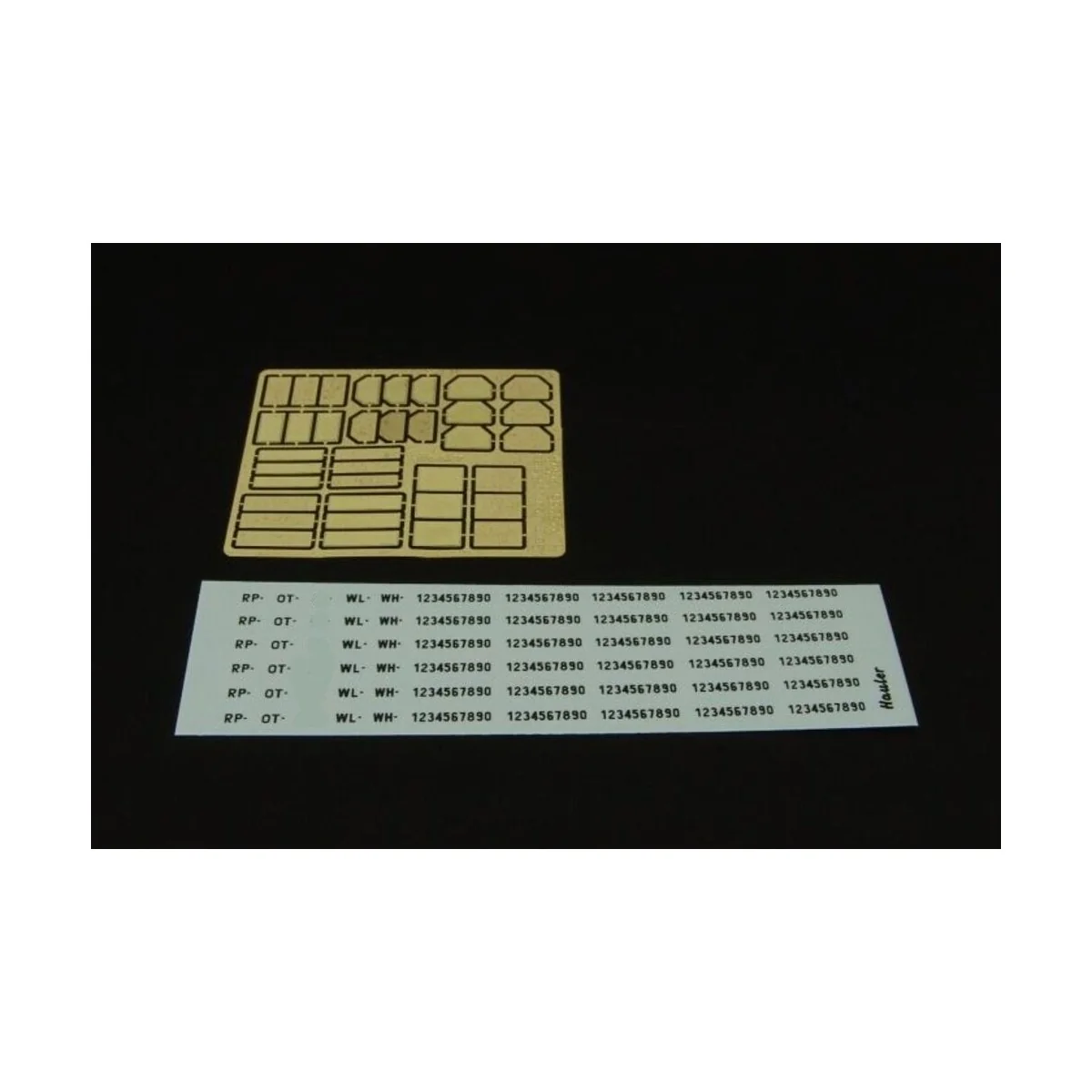 German licence plates w-decals, 1/48 - Hauler HLX48285