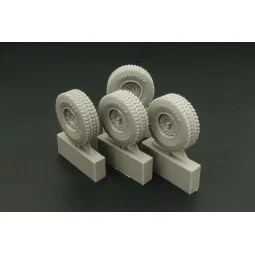 HMMWVE (Hummer) aggressive pattern wheels, 1/48 - Hauler HLX48301 2
