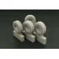 HMMWVE (Hummer) aggressive pattern wheels, 1/48 - Hauler HLX48301