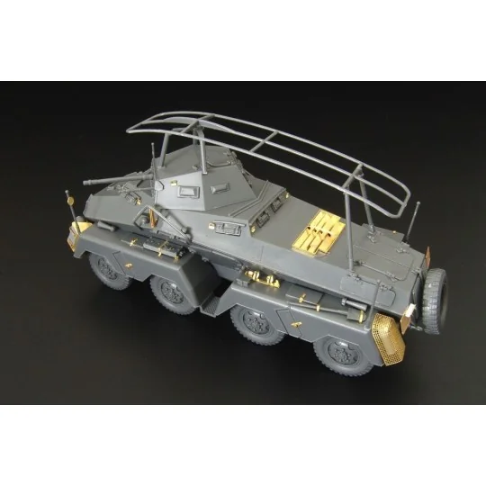 Sd Kfz 232 Ger Armored Car-basic (Tamiya), 1/48 - Hauler HLX48336