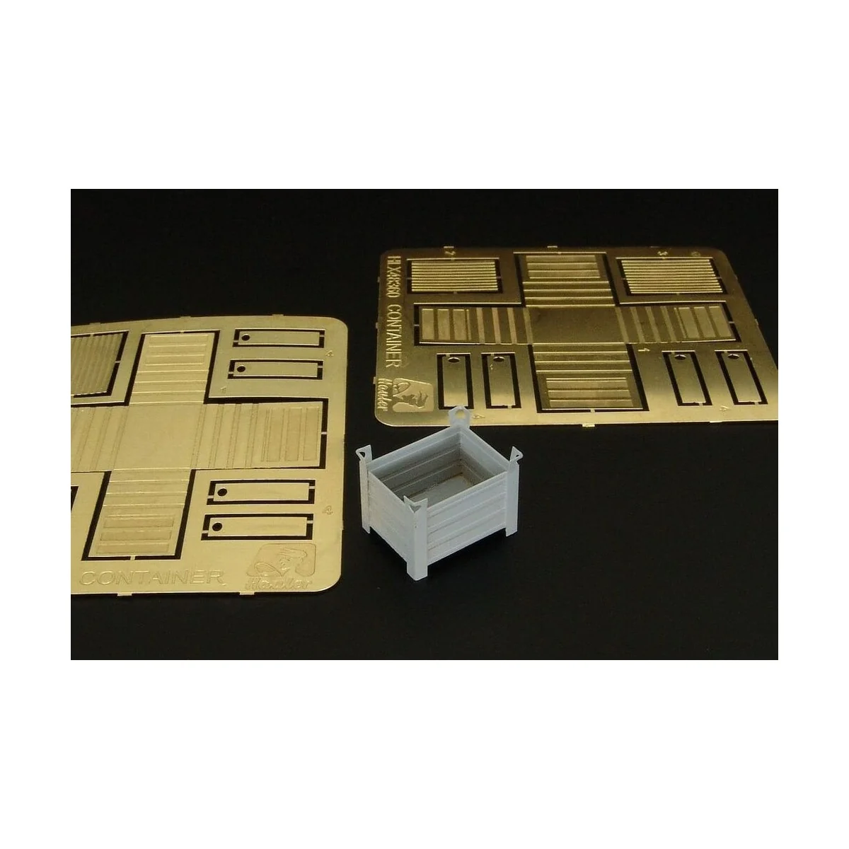 Steel containers (2pcs), 1/48 - Hauler HLX48360