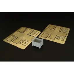Steel containers (2pcs), 1/48 - Hauler HLX48360 2