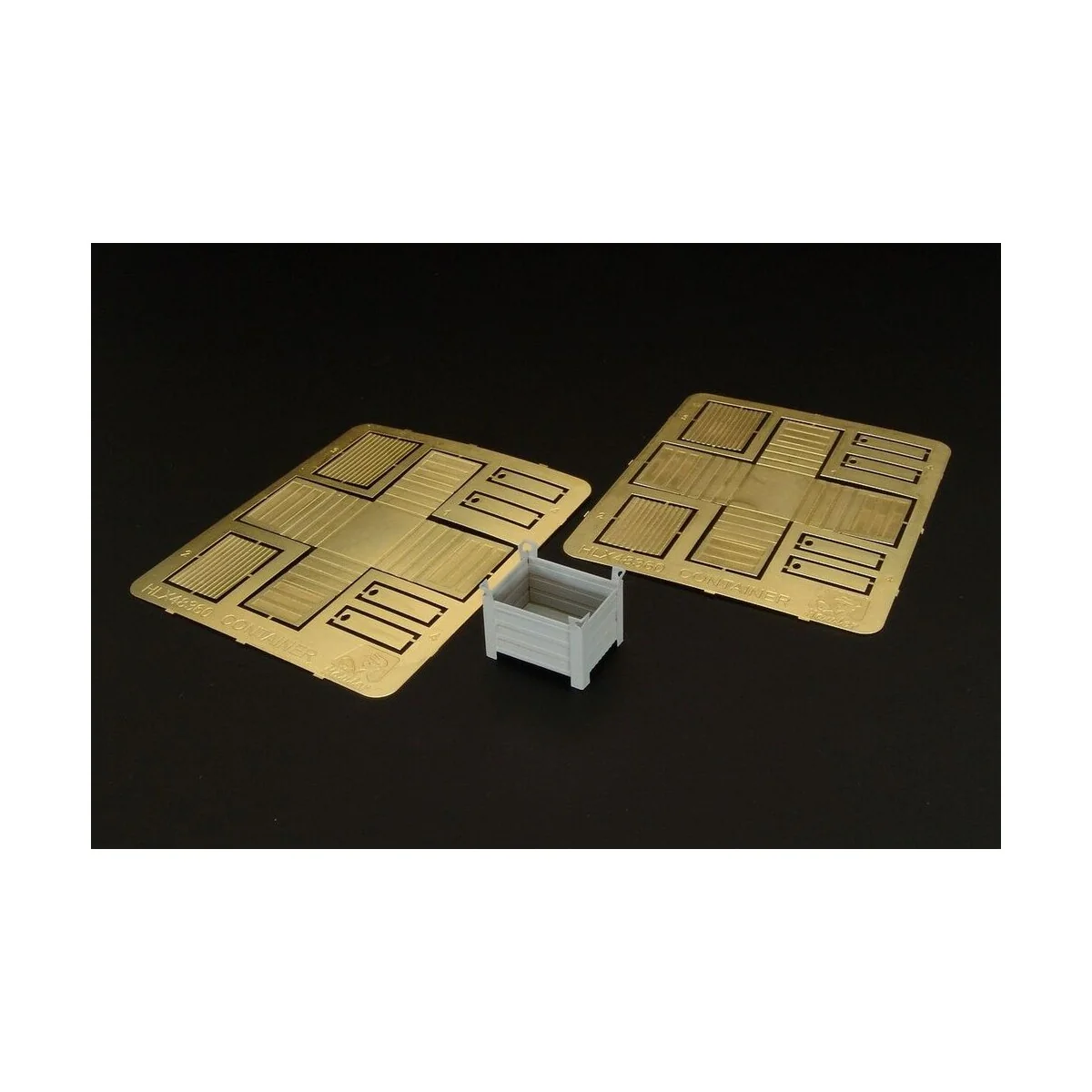 Steel containers (2pcs), 1/48 - Hauler HLX48360