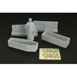 Priest w-coffins, 1/48 - Hauler HLF48006