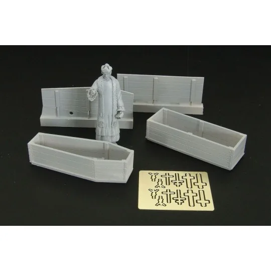 Priest w-coffins, 1/48 - Hauler HLF48006