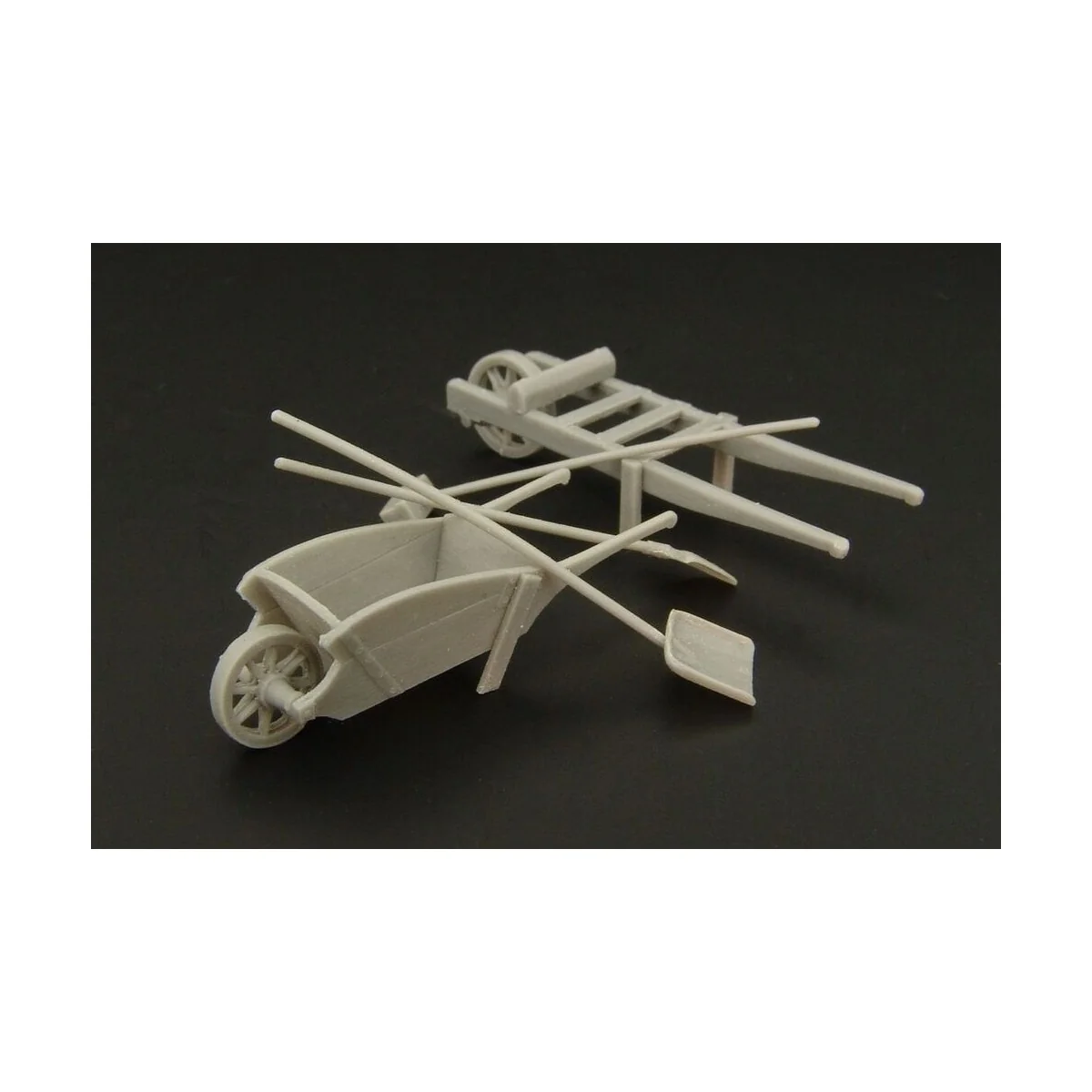 Wheel-barrow set, 1/48 - Hauler HLF48017