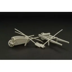 Wheel-barrow set, 1/48 - Hauler HLF48017 2