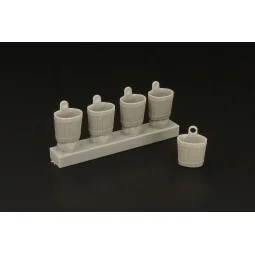 Wooden Tubs, 1/48 - Hauler HLF48018 2