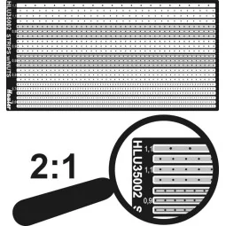 STRIPS w-nuts 0, 6-1, 1mm, 1/35 - Hauler HLU35002 2
