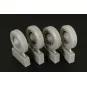 Citroen 11CV wheels, 1/35 - Hauler HLU35020