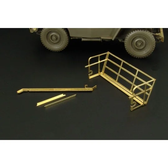 Jeep basket nad wire cuter, 1/35 - Hauler HLU35037