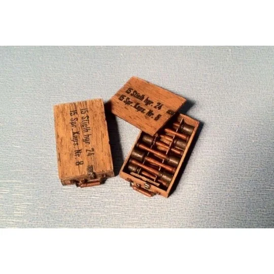 german hand grenades stielhgr 24 and box (30-2 pcs), 1/35 - Hauler ...