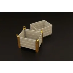 Steel containers (2pcs), 1/35 - Hauler HLU35076