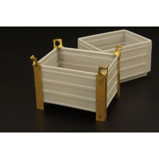 Steel containers (2pcs), 1/35 - Hauler HLU35076