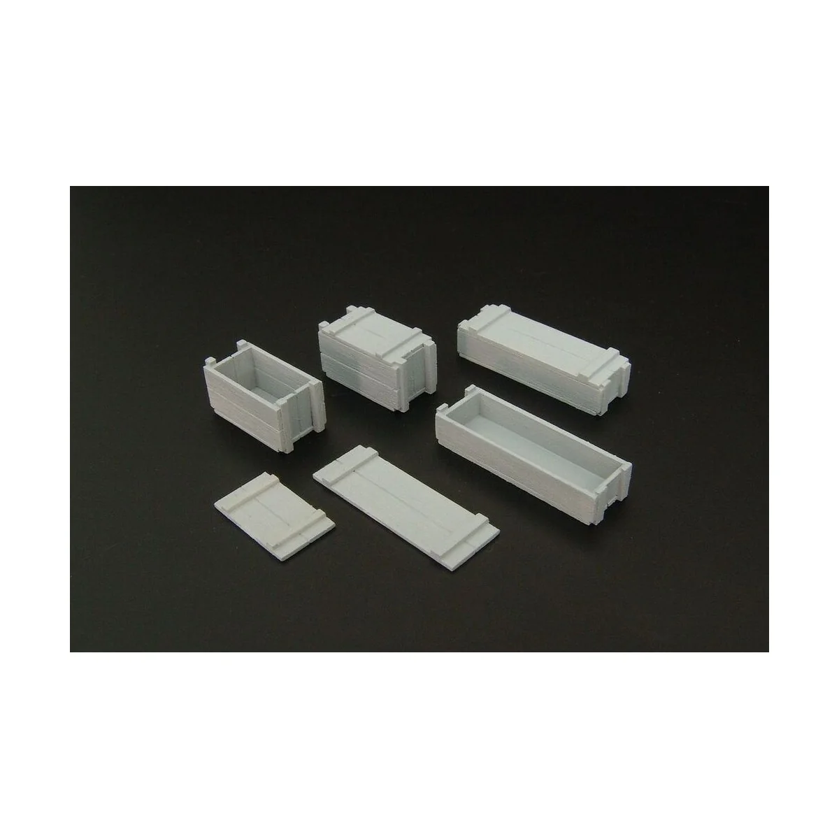 U S ammo boxes 75 mm, 1/35 - Hauler HLU35082