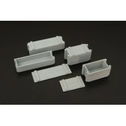 U S ammo boxes 75 mm, 1/35 - Hauler HLU35082 2