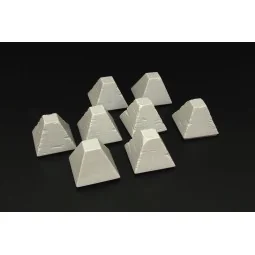 Dragon’s Teeth tank traps, 1/35 - Hauler HLU35096 2