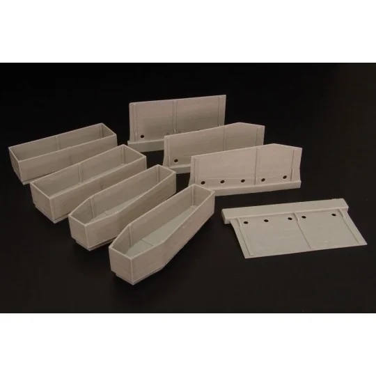 Coffins (4pcs), 1/35 - Hauler HLU35103