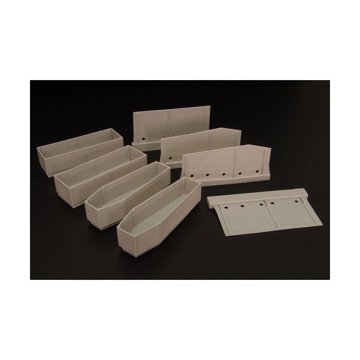 Coffins (4pcs), 1/35 - Hauler HLU35103