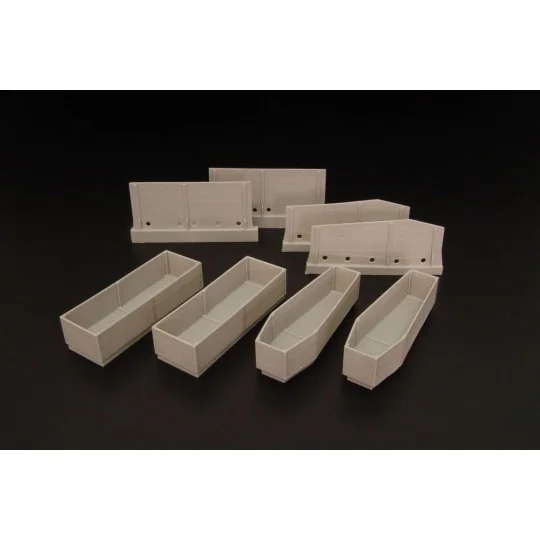 Coffins (4pcs), 1/35 - Hauler HLU35103