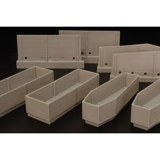Coffins (4pcs), 1/35 - Hauler HLU35103