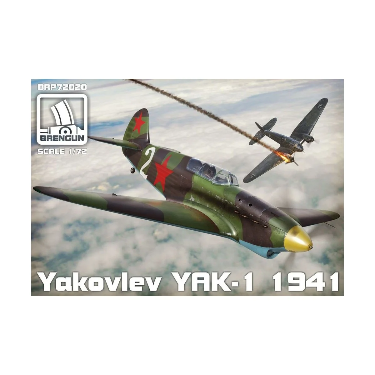 Jak-1 (mod 1941), 1/72 - Brengun BRP72020