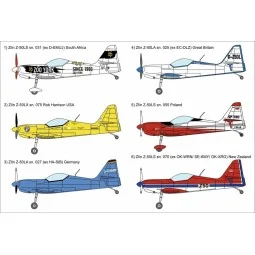 ZLIN Z-50 WORLDWIDE USERS, 1/72 - Brengun BRP72030 2