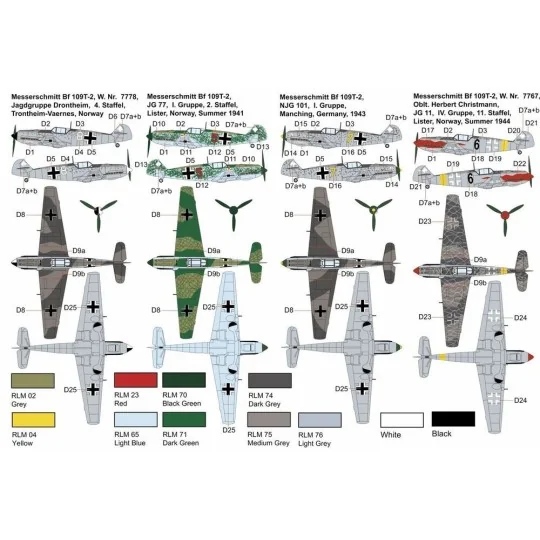 Bf-109T-2, 1/72 - Brengun BRP72033