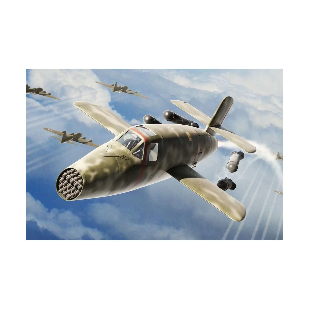 Bachem Ba-349 A Natter (two in box), 1/144 - Brengun BRP144001